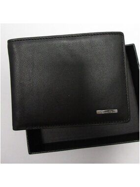 Prometheus Wallet One Size Bifold Leather Cigar Luxury Designer NEW